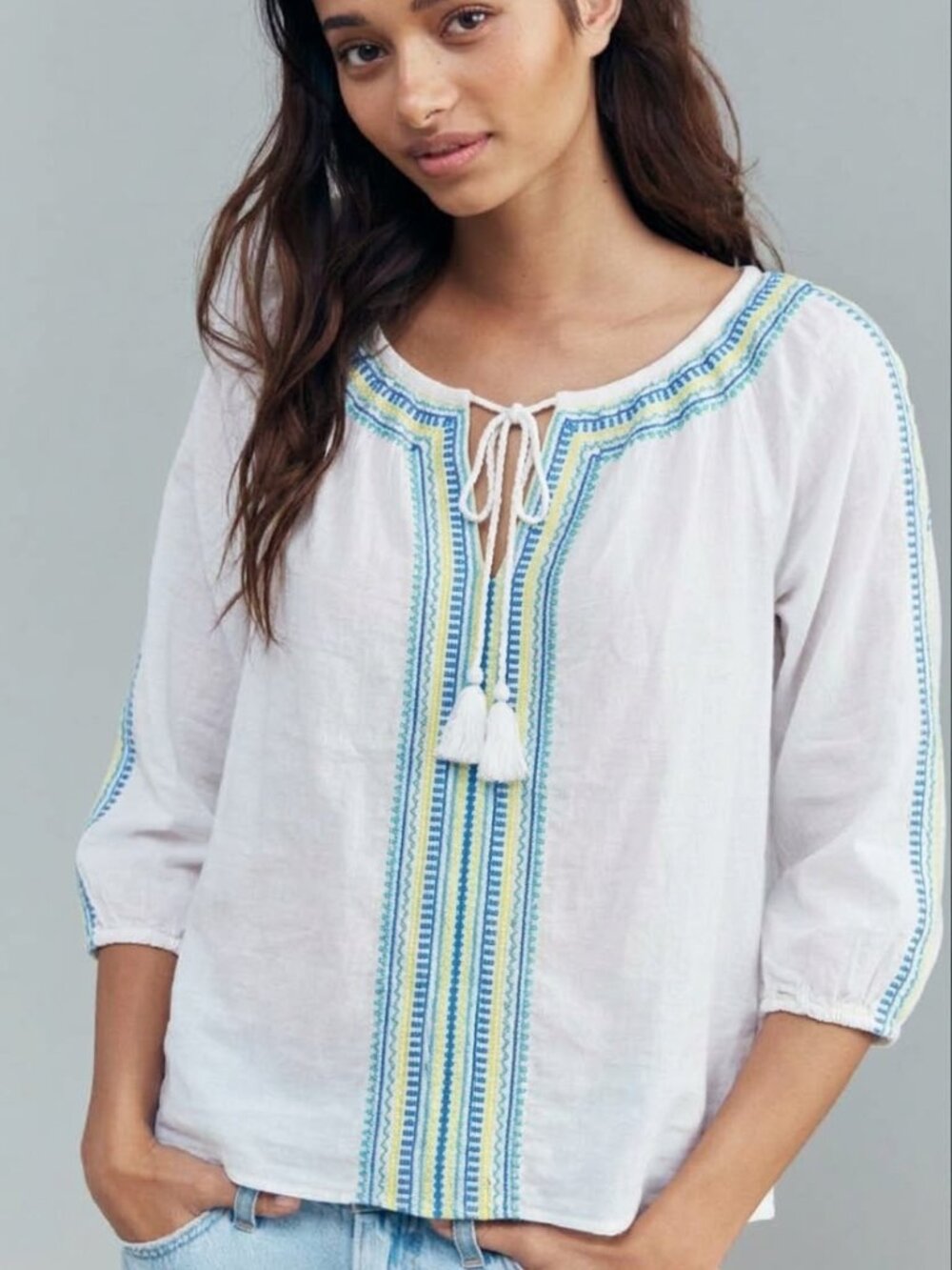 Vineyard Vines tunic top M white